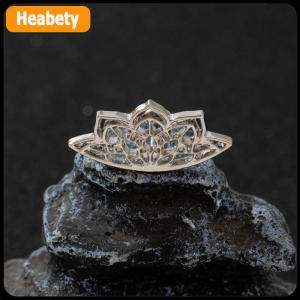 【2-3 days delivery】 1Pcs Bohemian Mandala Lotus Flower Earring Geometric Hidden Spider Web Ear Studs Gothic Halloween Jewelry Party Gift