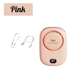 #Readystock Mini Neck Fan Portable Hanging USB Rechargeable Mute Sports Fans for Outdoor Handheld mini fan neckfan