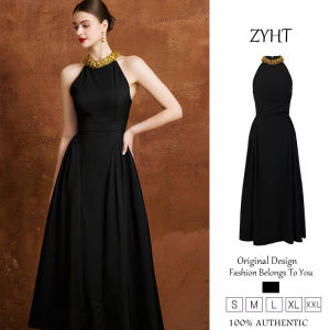 ZYHT ชุดเดรสทำงานของผู้หญิงชุดเดรสวันหยุดชุดเดรสเกาหลีชุดราตรีเข้าร่วมงานชุดเดรสสุดหรู Gaun Modis ชุดเดรสปาร์ตี้ชุดแต่งงาน9835