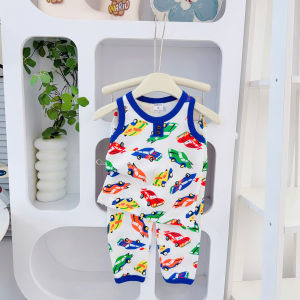 JanElla’s SANDO PAJAMA SET (1 to 6 Years Old) TERNO SLEEPWEAR for KIDS BOYS 100% Cotton Made in Vietnam