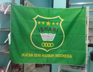 Bendera ISHARI Ikatan Seni Hadrah Indonesia Rumbai