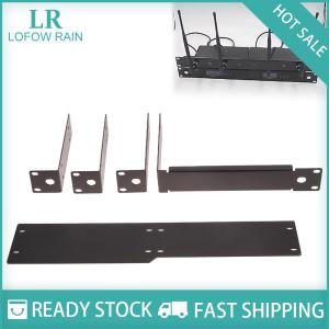 LF Wholesale✨Flash Sale ✨ แร็กเมาท์กรอบโลหะสำหรับระบบไมโครโฟนไร้สายตัวรับสัญญาณไร้สายสำหรับ QLXD4 qlxd ulxd ULXD4 slxd