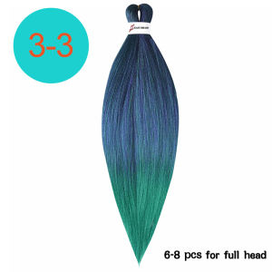 26Inch Ez Jumbo Braiding Hairs Ombre Colours Synthetic Bundles Natural Colors Pre-Strecthed Diy Braids Extensions
