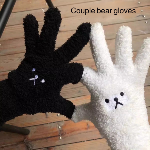 Woolen Knitted Womens Cycling Warm Padded Gloves