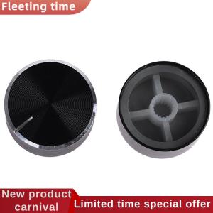 Fleeting time 26x14mm 6mm Shaft Hole Aluminum Alloy Potentiometer Knob Volume Control Knob