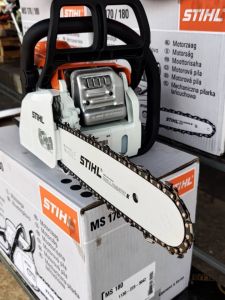 เลื่อยยนต์ STIHI รุ่น MS170/180 ของแท้ 100% พร้อมบาร์ 11.5" พร้อมอุปกรณ์ ถูกต้องตามกฏหมาย 100% พร้อมบาร์ 11.5" พร้อมอุปกรณ์