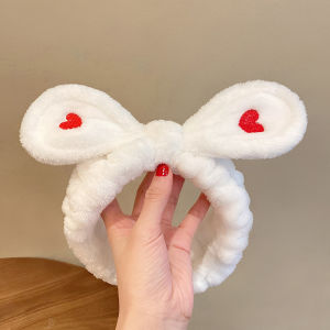 Rine Beauty ที่คาดผมหูแมว ที่คาดผมหูกระต่าย หูแพนด้า ที่คาดผมล้างหน้า ที่คาดผมเกาหลี ผ้าคาดผม ที่คาดผมน่ารักๆ plush cat ears headband Korean HairBand cute headband