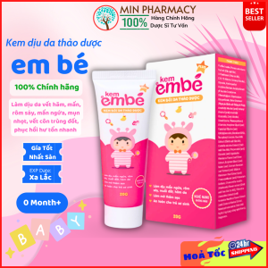 Kem bôi da thảo dược Em Bé Ngừa rôm sẩy hăm da mẩn ngứa 20g - Minpharmacy