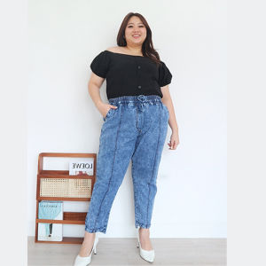 Celana Jeans Wanita Baggy Pants Jin / Celana Baggy Jeans Washed / Celana Jeans JUMBO / Baggy Jeans Jumbo / Celana Jumbo Ukuran Besar