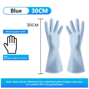 Reusable Food-grade Kitchen Gloves Laundry Household Cleaning Gloves Dish Washing Non-slip Rubber Glove