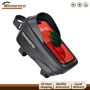 [Winnereco Flagship Mall]กระเป๋าจักรยานหน้าจอสัมผัส - เคสแข็งสำหรับโทรศัพท์ที่เหมาะสำหรับนักปั่น