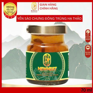 Combo 10 - Yến sào Đông trùng hạ thảo - NEWNEST 70ML - Chứa 460mg yến thật Hỗ trợ sức khỏe