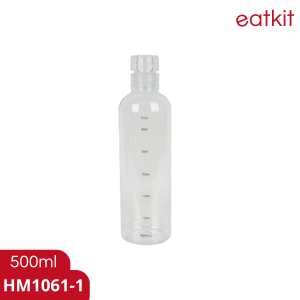 Eatkit Botol Minum Olahraga 500Ml & 750Ml Transparan Tumbler Bening Premium BPA Free