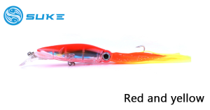 SUKE fishing lure octopus squid jig bait beard swimbait tool Sinking Minnow