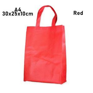 REUSABLE A4 Size Plain Non Woven Bag Beg Go Green Shopping Groceries Goodies Tote Handbag Event Door Gift Birthday