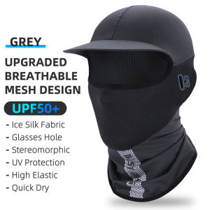 West Biking Lụa băng Mặt Bìa Headgear dài mùa hè vành mũ lưới thoáng khí MTB xe đạp đường trường mũ khít đầu và cổ đi xe máy lót mũ bảo hiểm Mũ