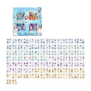 Seasonal Themed Aesthetic Sticker Scrapbooking Decorative PET Sticker for Laptop Journal Phone Case Skateboard Luggage