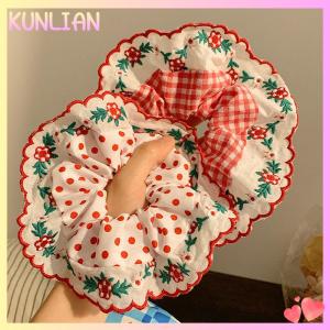 [KUNLIAN] ที่มัดผมยางยืดมัดผมสำหรับผู้หญิงอุปกรณ์เสริมผมทรงหางม้าแบบหวาน