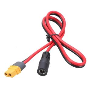 Xt60 nữ Để 5.5x2.5mm/5.5x2.5mm cáp cho Bộ chuyển đổi cho TS100 Mỏ hàn màn hình FPV điện ngoài trời nhà máy điện