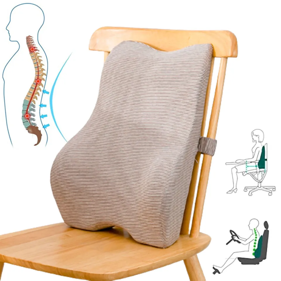 Back Pillows - Low Back Lumbar Supports For Pain & Posture