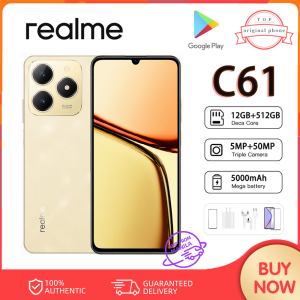 Realme C61 5G Smartphone 12GB+512GB 5MP+50MP Triple Camera 5000mAh Battery Gaming phone