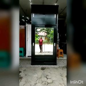 Lemari Pakaian Sliding 2 Pintu Tingkat: Desain Modern & Praktis