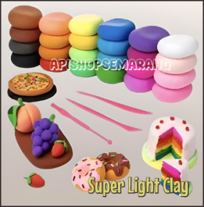YingBin Super Light Clay Mainan Edukatif Anak 12 Warna Pelangi