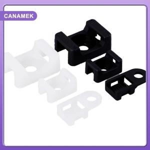【CANAMEK】 100 chiếc Đế gắn cố định vít buộc dây cáp bằng nhựa