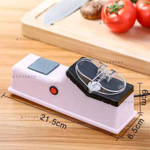 OHHDEER Mesin Pengasah Pisau Elektrik USB Rumah / Electric Knife Sharpener Machine USB Home Use