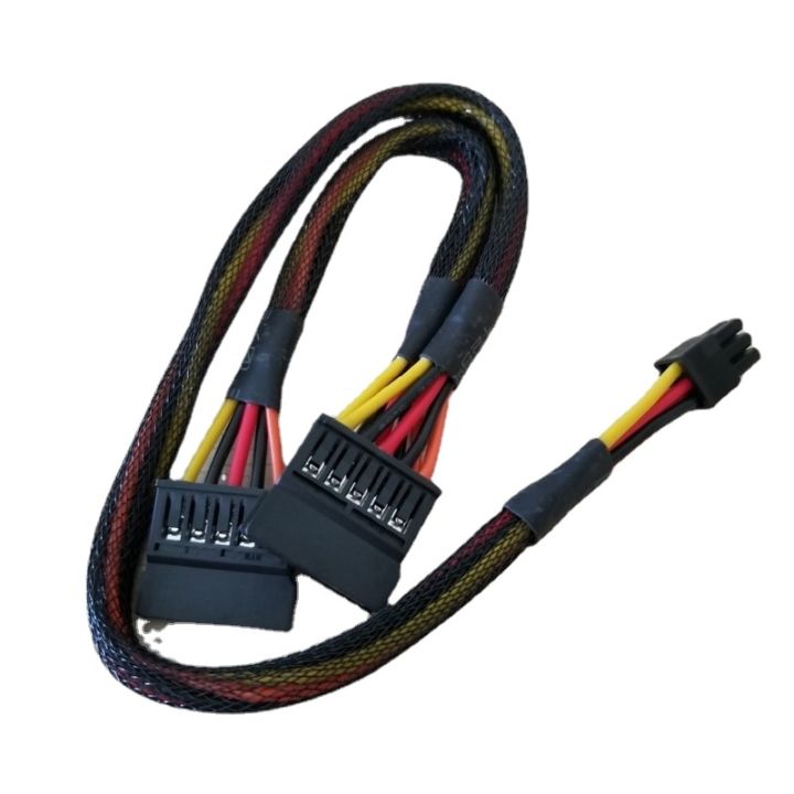 Small 6Pin To Splitter 15Pin SATA Power Cable Cord for DELL Vostro 3650 ...