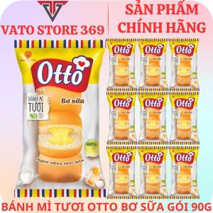 Bánh mì tươi OTTO nhân kem bơ sữa gói 90g