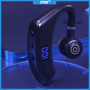 JTKE V9 หูฟังบลูทูธไร้สายแฮนด์ฟรีหูฟังลดเสียงรบกวนธุรกิจขับรถชุดหูฟังกีฬาพร้อมไมโครโฟน