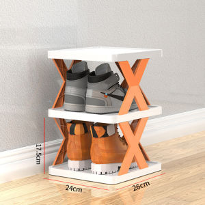Rak Sepatu Zigzag / Rak Sepatu X / Tempat Penyimpanan Sepatu & sandal - (PILIH WARNA)