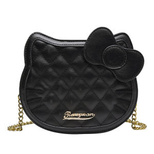 Christmas Gift Halloween Sanrio Girl Mini Shoulder Bag Hello Kitty Kawaii Anime Fashion Student Waterproof Chain Crossbody Mobile Phone Storage Bag New