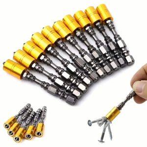 FXUP Chiều dài 65mm Bộ mũi vặn vít Từ tính mạnh Phillips Head Đầu vít Phillips Bền bỉ Tương thích với tấm thạch cao Đầu vặn vít điện tử Để lắp đặt vách thạch cao
