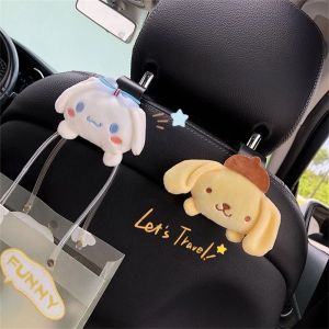 YIDIA Kuromi Kawaii Automobile Car Cartoon Hook Anime Hanging Hook Back Seat Organizer Auto Headrest Hook Car Seat Hook Car Hook Organizer