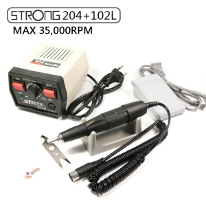 Great-King Electric Nail Drill Machine 65W 35000rpm Strong 204 Electric Manicure Set Pedicure Machine Professionals Electric Nail File
