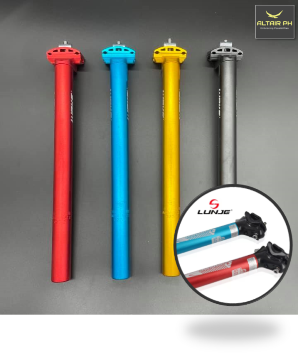 Wake and Lunje Sturdy Bike Alloy Seat Post 27.2mm Standard Size