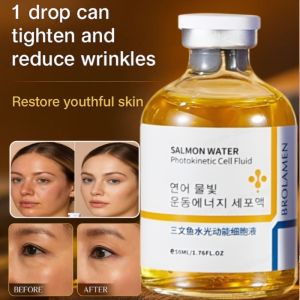 Salmon Water Light Kinetic Energy Cell Liquid Essence Anti-Wrinkle Anti-aging Essence Freckle Removal Essence Yellowing Brightening 三文鱼水光抗皱精华