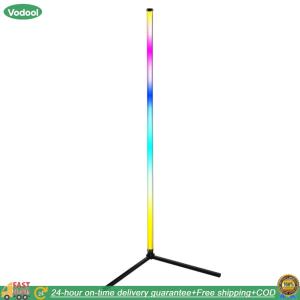 [VODU] RGB LED Corner Lamp with Music Sync Smart Modern Floor Lamp Color Changing for Bedroom Living Room Gaming Room