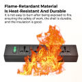 Universal PDU Power Strip 4 Ways Socket Outlet Power Strip With Switch LED Indicator C14 Universal Interface. 