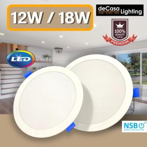 NSB 12W/18W LED Downlight House lightings Round Down light Home Room Ceiling light Lampu siling rumah