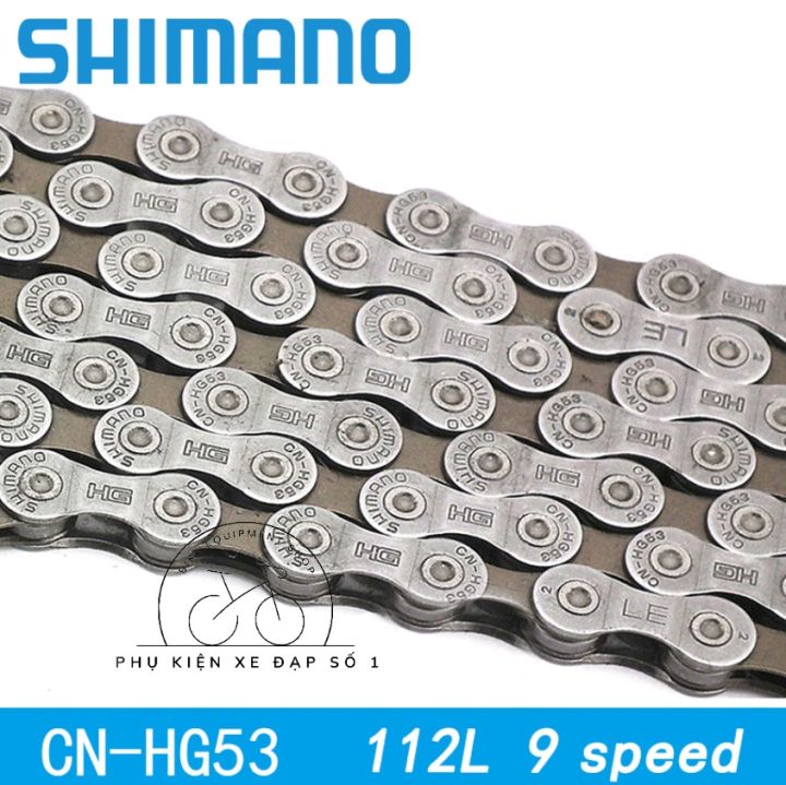 Shimano CN-HG53 116L 9-Speed Chain – For MTB, Road, Race, Cruise Bikes
