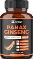 Korean Red Panax Ginseng + Ginkgo Biloba, 2800mg Highest Potency with Ashwagandha, Beetroot, Green Tea Extract, Boost Energy, Mood, Focused Strength, Enhanced Stamina Performance., 120 Capsules. 