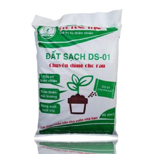 (2kg) Đất trồng rau sạch DS-01 từ mụn dừa Bến Tre đã ủ xử lý (chiết lẻ)