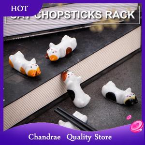[Chandrae] Cute Japanese Rich Cat Lucky Cat Groceries Crafts Kittens Chopstick Racks Household Trinkets Kittens
