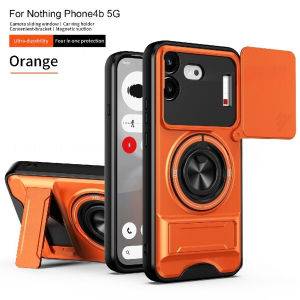 Armor Ring Bracket Phone Case for Nothing Phone (4b) Phone4b 4 b NothingPhone4b 2026 Camera Protection Cover For Shockproof Hard Cases