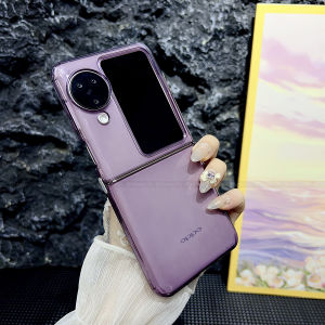 For OPPO Find N3 Flip Casing Clear Soft TPU Anti-fall Back Phone Case Cover