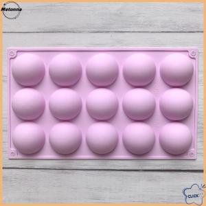 Follow Get More【Metonna】 3D Ball Round Half Sphere Silicone Mold For DIY Baking Pudding Mousse Chocolate Eco-Friendly Cake Mold Kitchen Accessories Tools