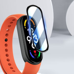 3D Curved Screen Protector For Xiaomi Mi Band 9 Strap Miband 9 NFC Soft Scratch-Resistant Full Cover Protective Film Mi Band 8 Mi Band 7 Mi Band 6 5 4 Accessorie